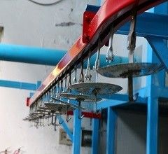 1.2mm スチール自動粉末塗装ライン 高速工業粉末塗装システム