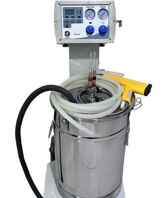 50W パワー 工業用粉末塗装ブースとオーブンの機器 自動電子スピニング