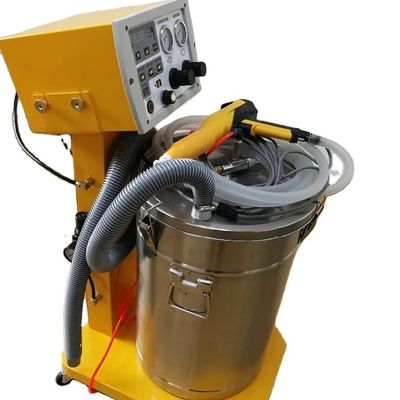 手動塗料銃付きの携帯型ステンレス鋼電磁粉末塗料スプレー機