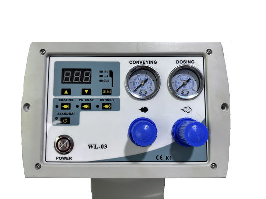 50W パワー 工業用粉末塗装ブースとオーブンの機器 自動電子スピニング